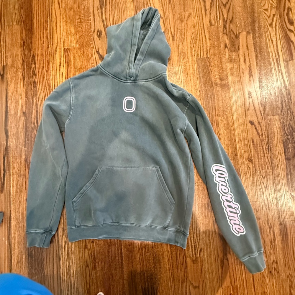 Overtime Kids Hoodie - gray